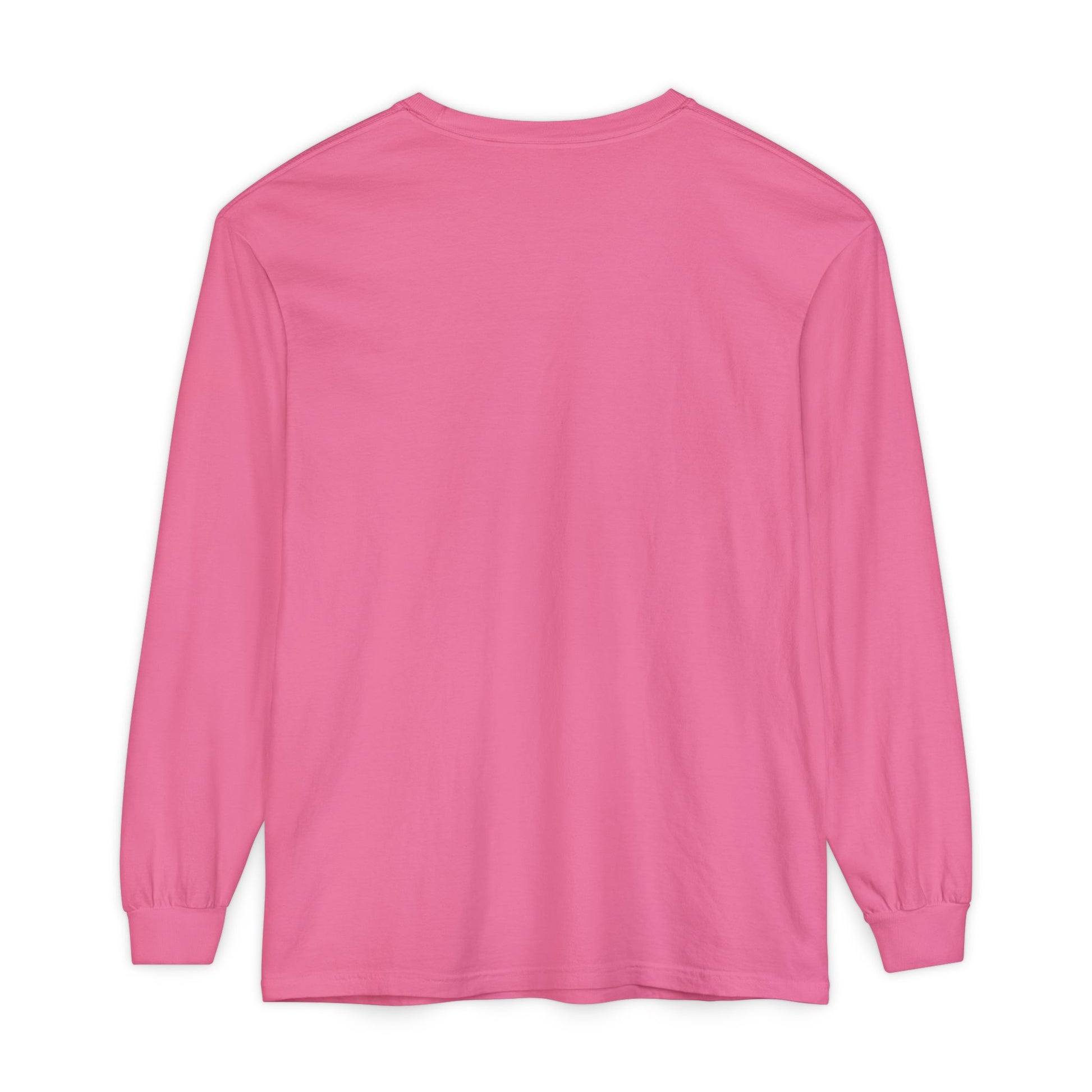 Sunset Dolphin Unisex Garment-dyed Long Sleeve T-Shirt - Psychonaut Swag