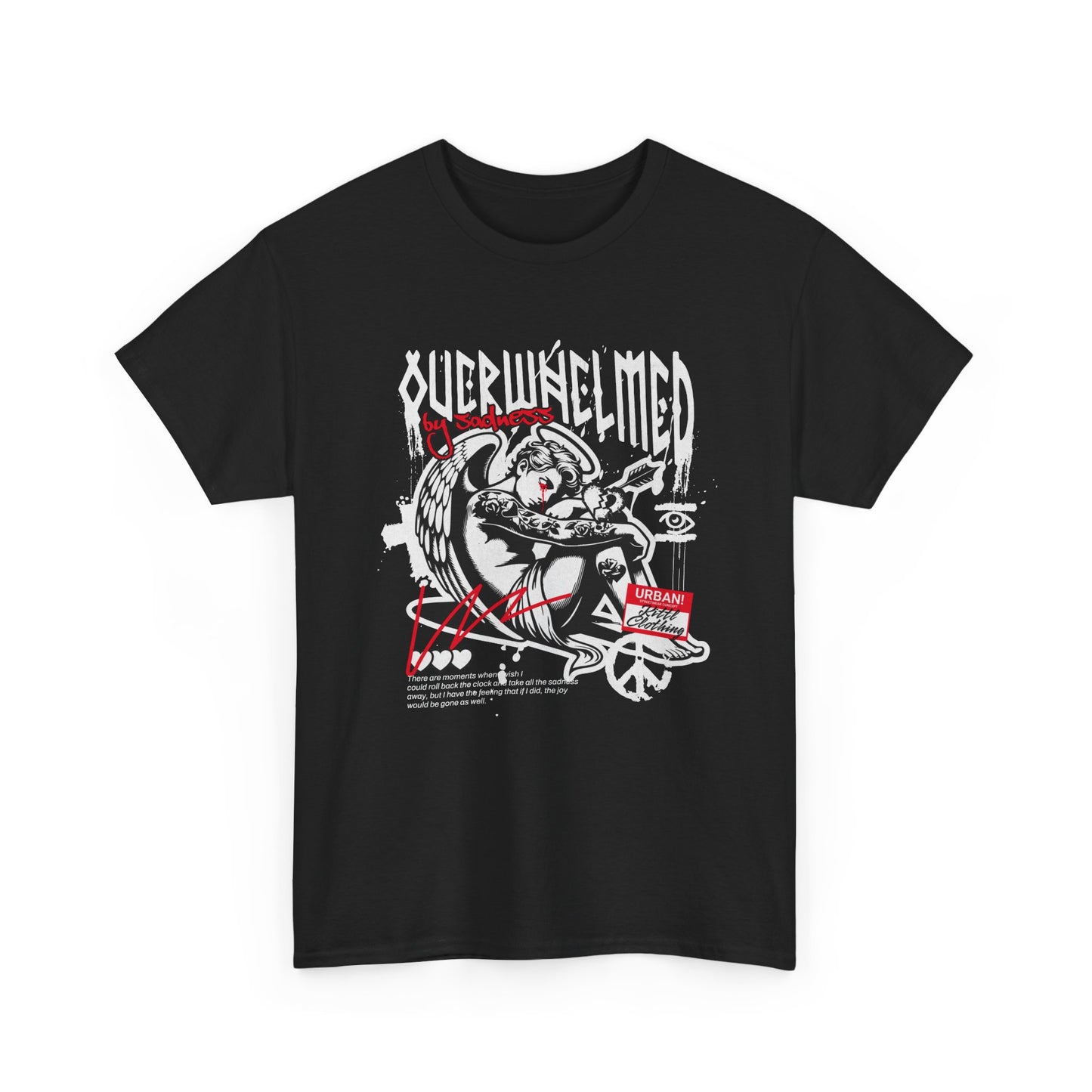 Overwhelmed, Unisex Heavy Cotton Tee