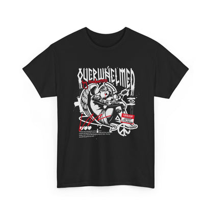Overwhelmed, Unisex Heavy Cotton Tee