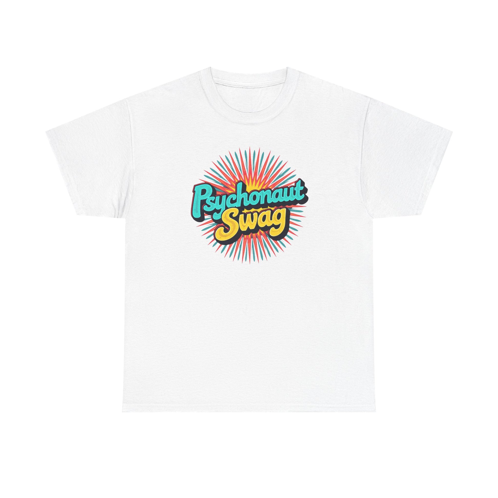 Psychonaut Swag, Atom light Tee, Psychedelic Graphic Tee, Unisex Heavy Cotton Tee, Casual Wear, Music Festival Shirt, Gift for Stoners, Vintage Style T-Shirt - Psychonaut Swag