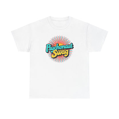 Psychonaut Swag, Atom light Tee, Psychedelic Graphic Tee, Unisex Heavy Cotton Tee, Casual Wear, Music Festival Shirt, Gift for Stoners, Vintage Style T-Shirt - Psychonaut Swag