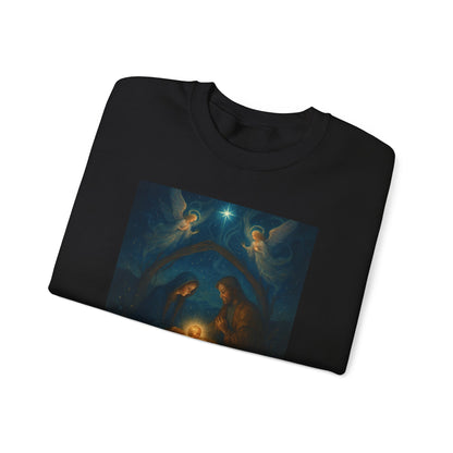 Nativity Crewneck Sweatshirt - Holy Family Christmas Sweatshirt