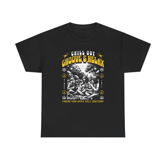 Groove and Relax, Unisex Heavy Cotton Tee