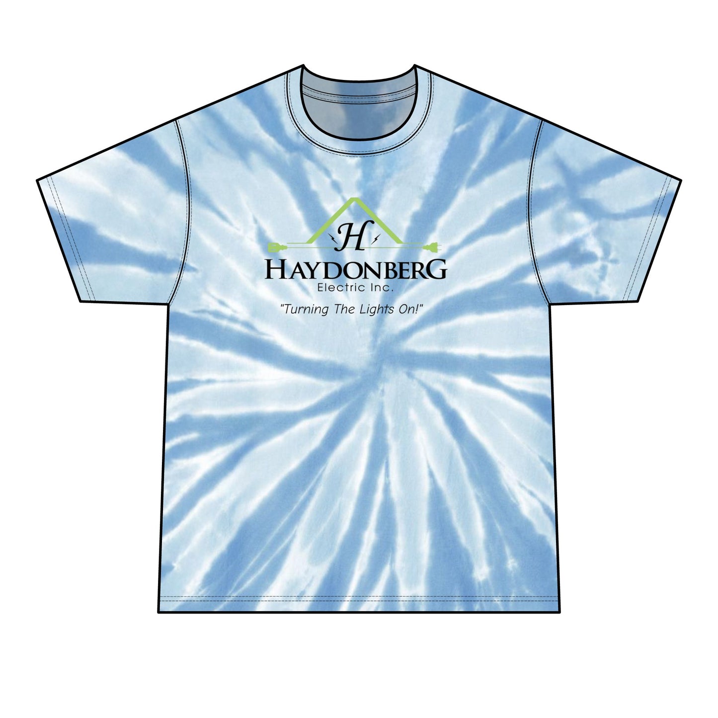 Haydonberg Turning The Lights On, Men's Tie-Dye Tee
