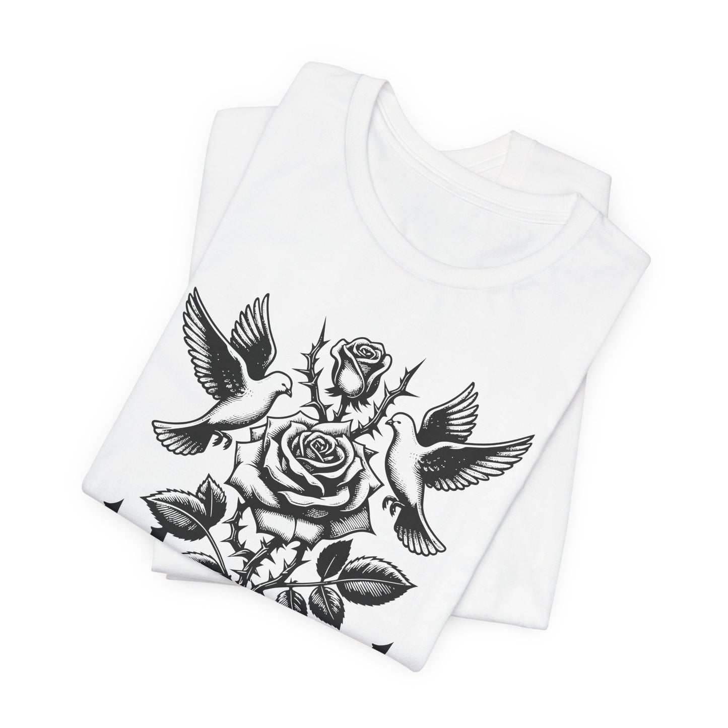Blessed Rose Tee — Vintage Floral Graphic T‑Shirt