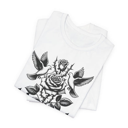 Blessed Rose Tee — Vintage Floral Graphic T‑Shirt