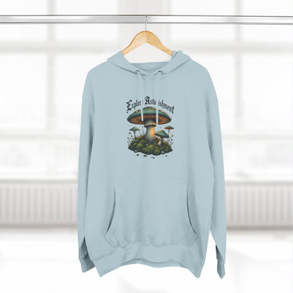 Mushroom Forest Hoodie - 'Earth And Adventure' Vintage Fungi Graphic Pullover