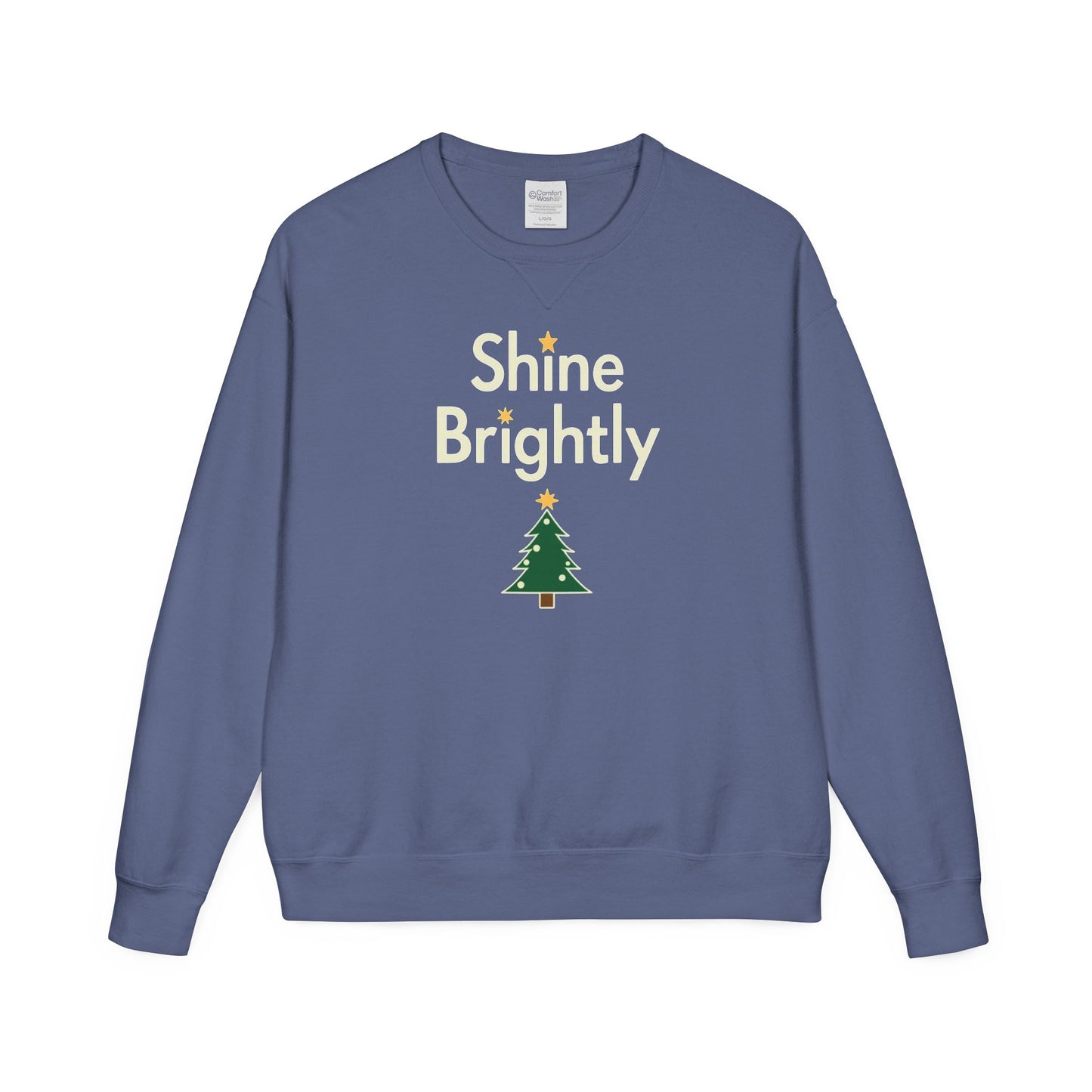 Christmas Tree sweater, Unisex ComfortWash® Garment Dyed Crewneck Sweatshirt