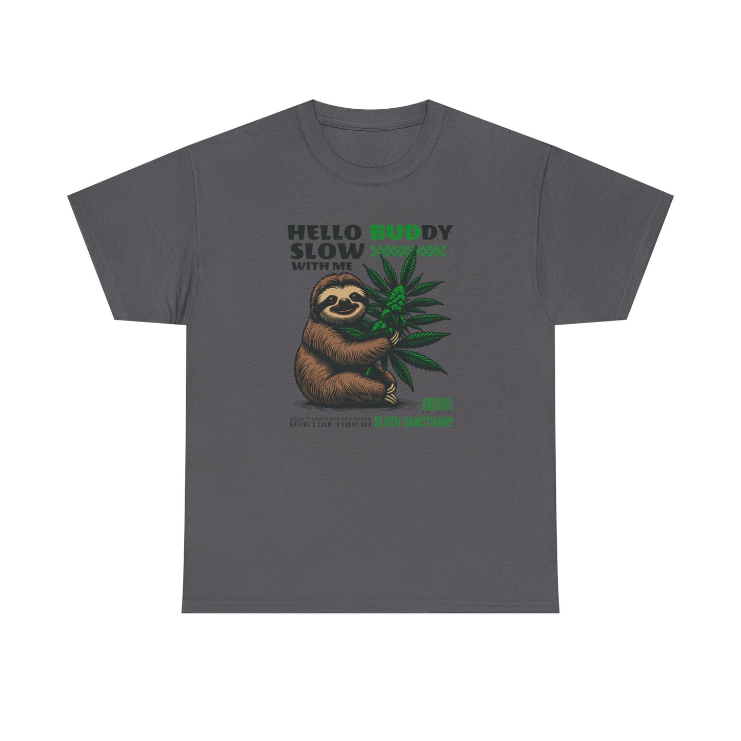 Sloth Buddy, Unisex Heavy Cotton Tee