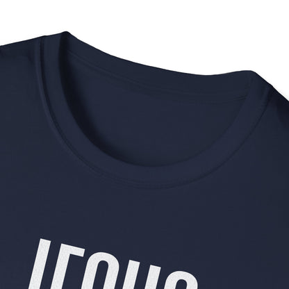 Jesus Cross T-Shirt — 'Jesus' Graphic Faith Tee for Christians