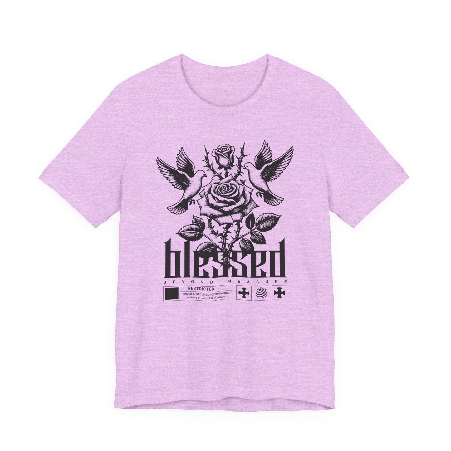 Blessed Rose Tee — Vintage Floral Graphic T‑Shirt