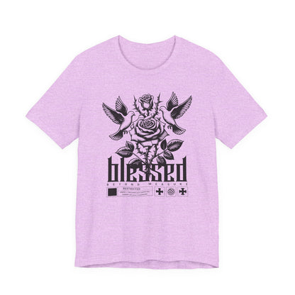 Blessed Rose Tee — Vintage Floral Graphic T‑Shirt