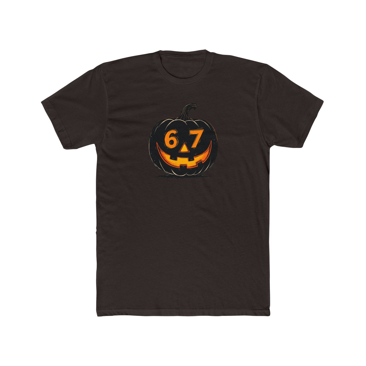 Halloween Jack-O'-Lantern Tee — 6/7 Pumpkin Graphic Shirt