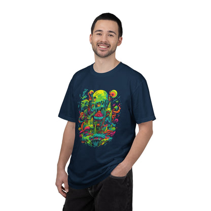 Psychedelic Dream Graphic T-Shirt — Sticky Trippy Art Tee