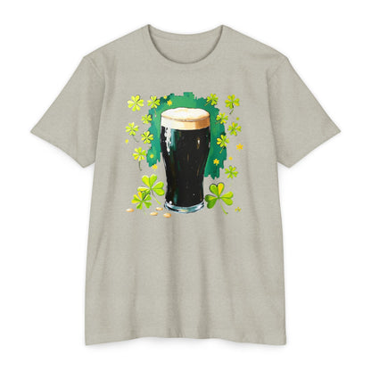 St. Patrick's Day Pint T-Shirt — Irish Beer Shamrock Design