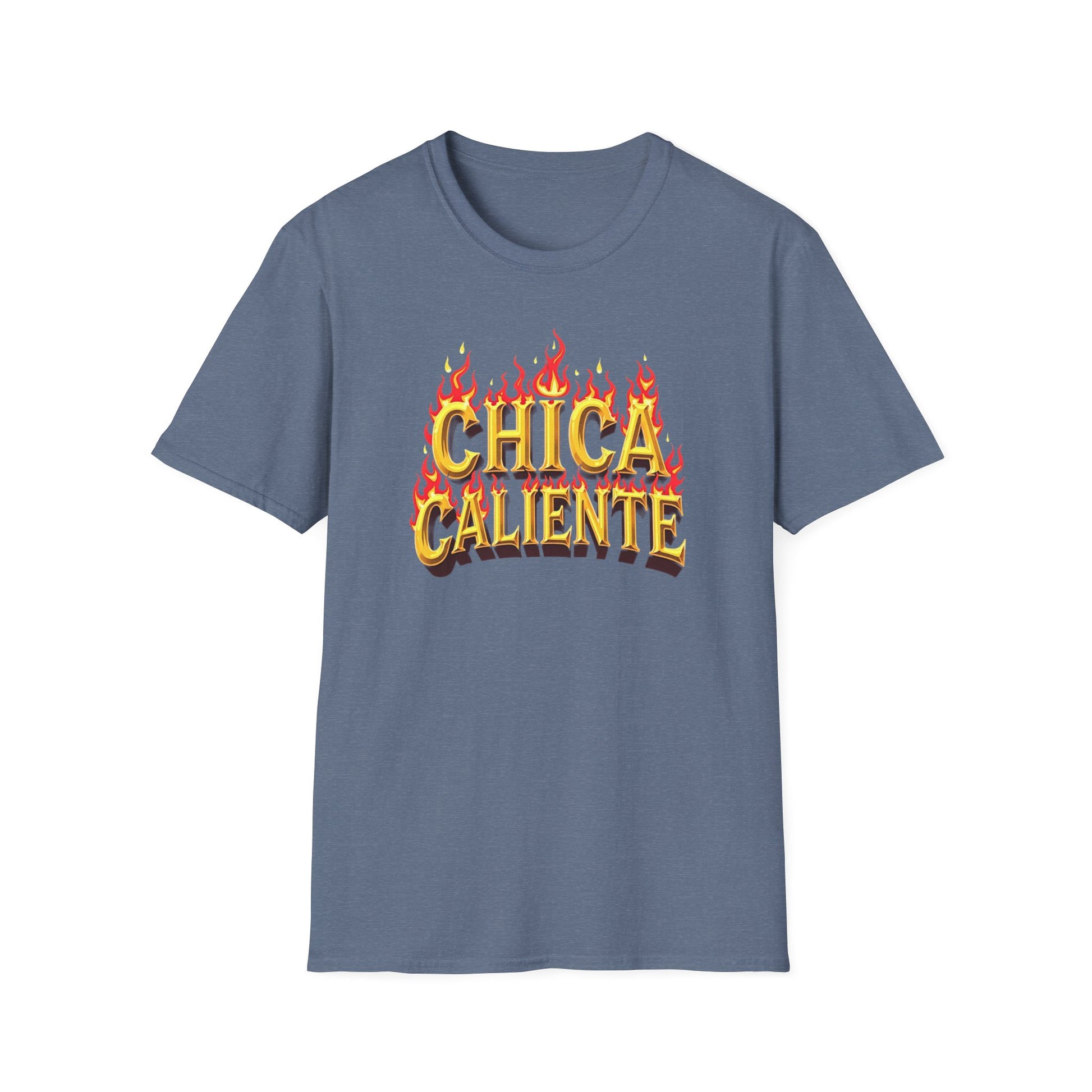 Hot Chick, Flame T-Shirt, Trendy Graphic Tee, Chica Caliente Shirt, Gift for Her, Summer Fashion, Casual Style - Psychonaut Swag
