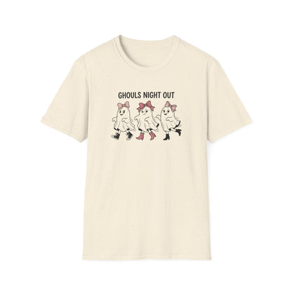 Ghouls Night Out T-Shirt — Cute Cartoon Ghosts Halloween Tee