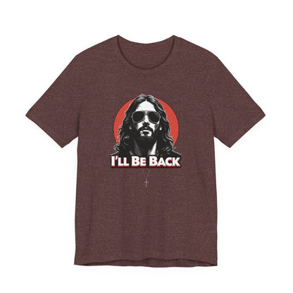 Jesus to return, 80’s retro Rocker T-Shirt, Casual Wear, Movie Quote Shirt, Gift for Fans, Unisex Top