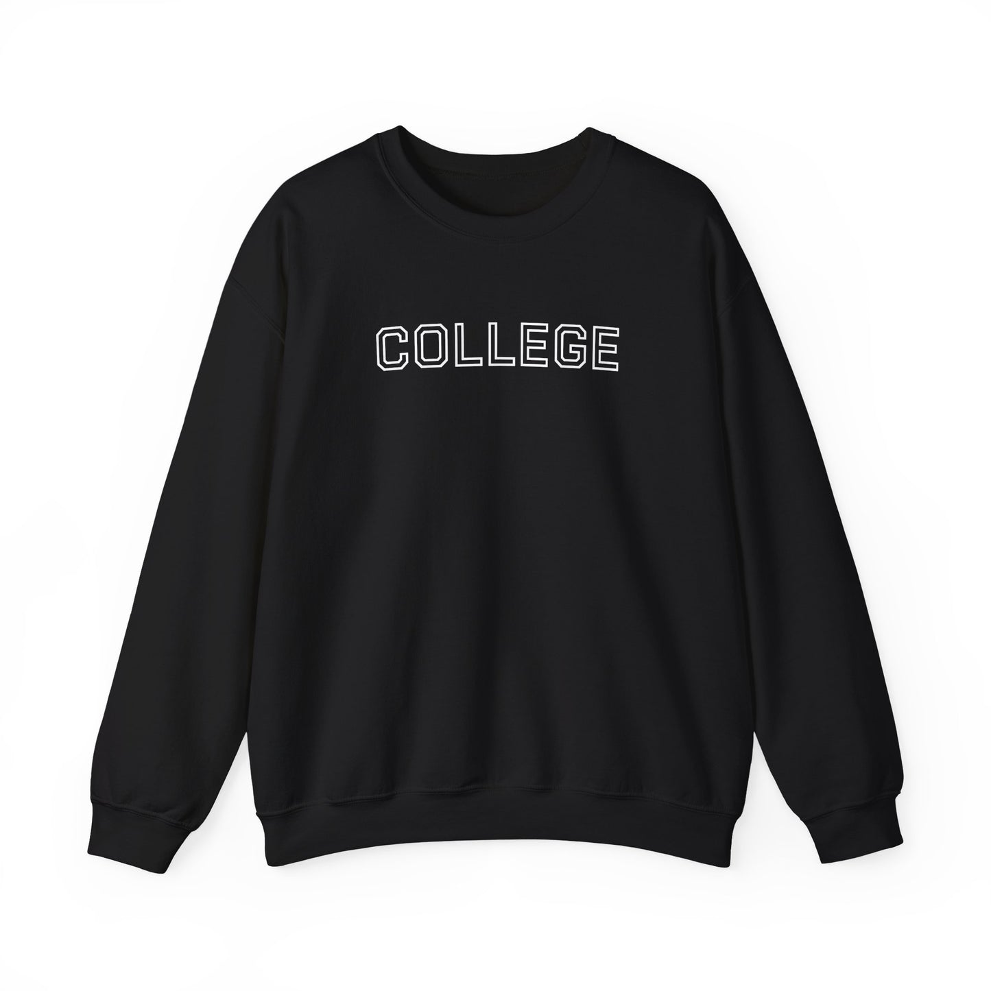 College Crewneck Sweatshirt — Classic Collegiate Pullover