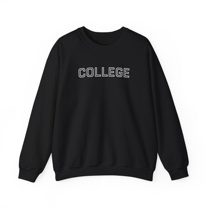 College Crewneck Sweatshirt — Classic Collegiate Pullover
