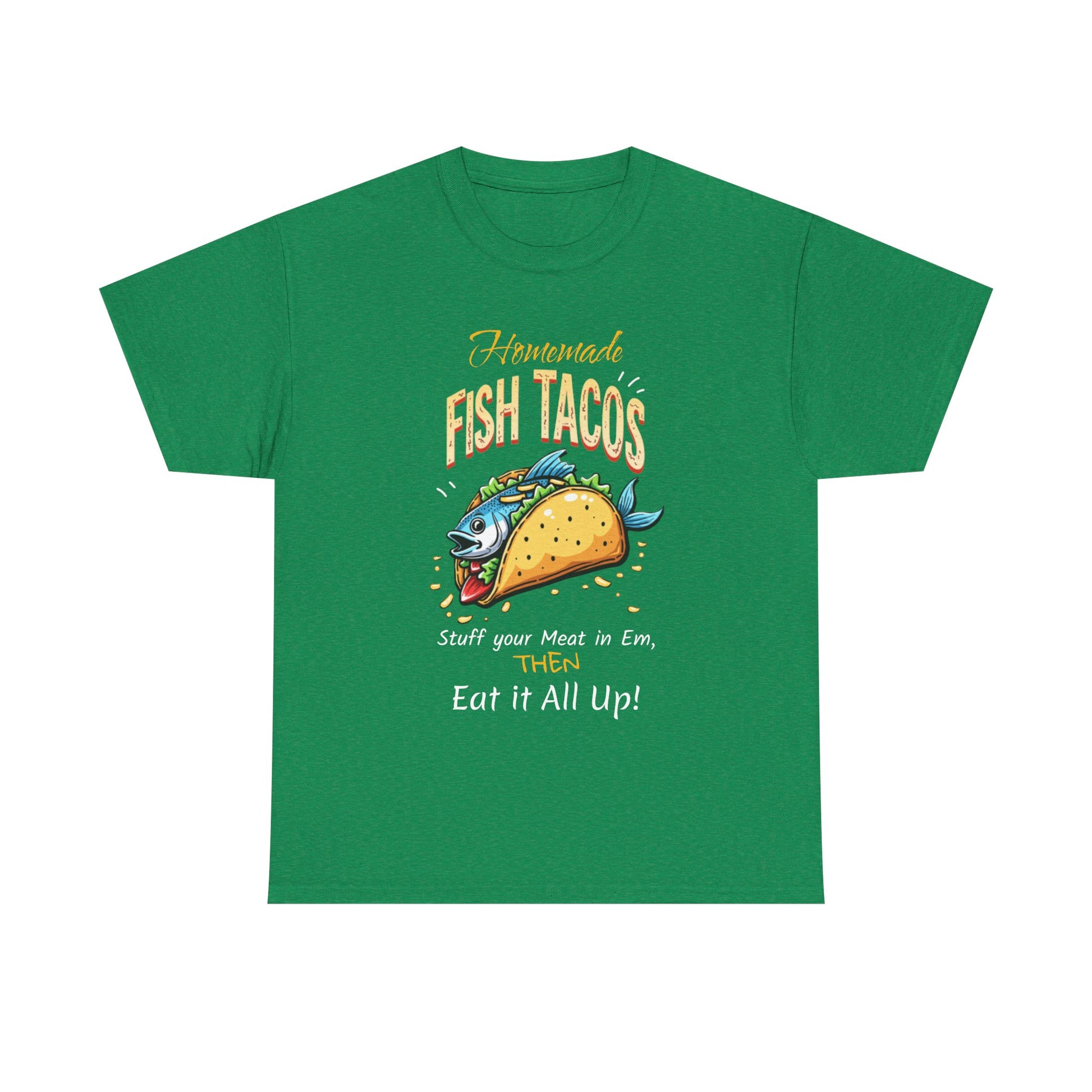 Fish Tacos Unisex Cotton Tee - Perfect for Food Lovers & Taco Tuesday - Psychonaut Swag