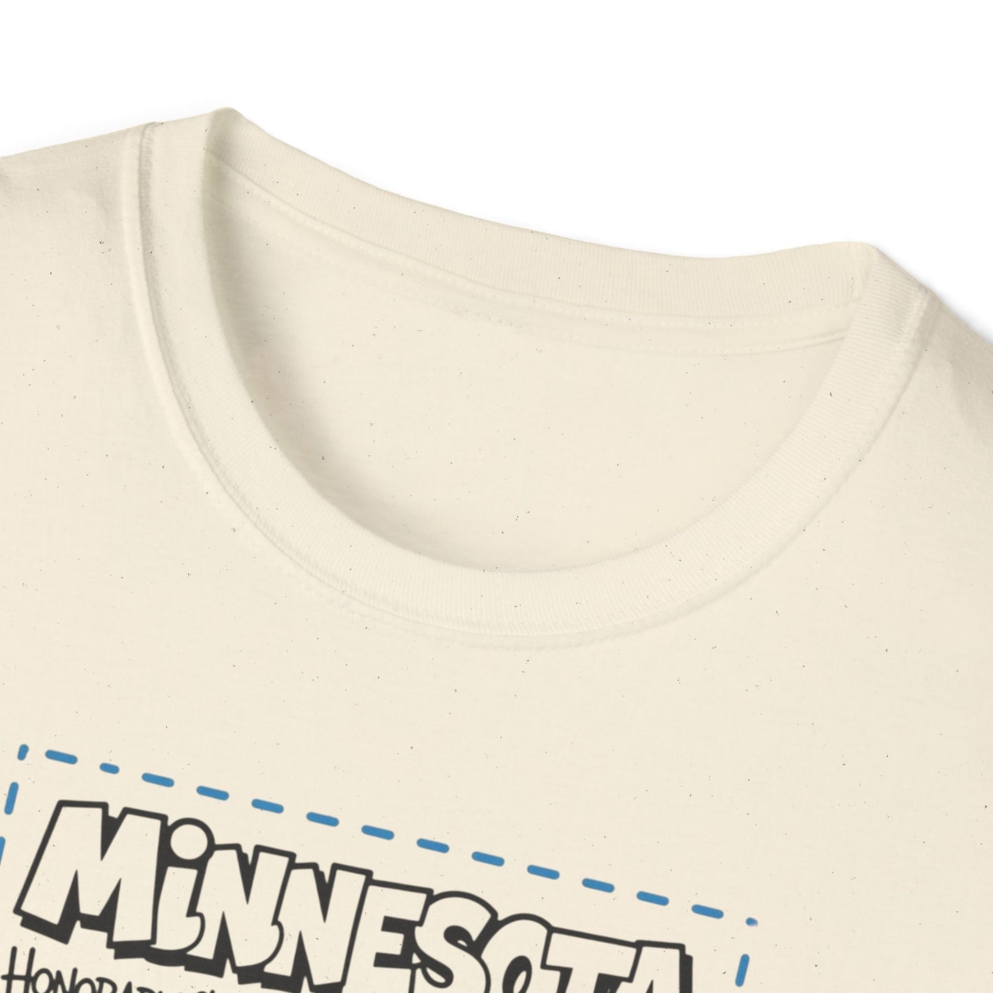Minnesota Map of Piracy Graphic T-Shirt — Cute State Landmark Tee ("Minnesota")