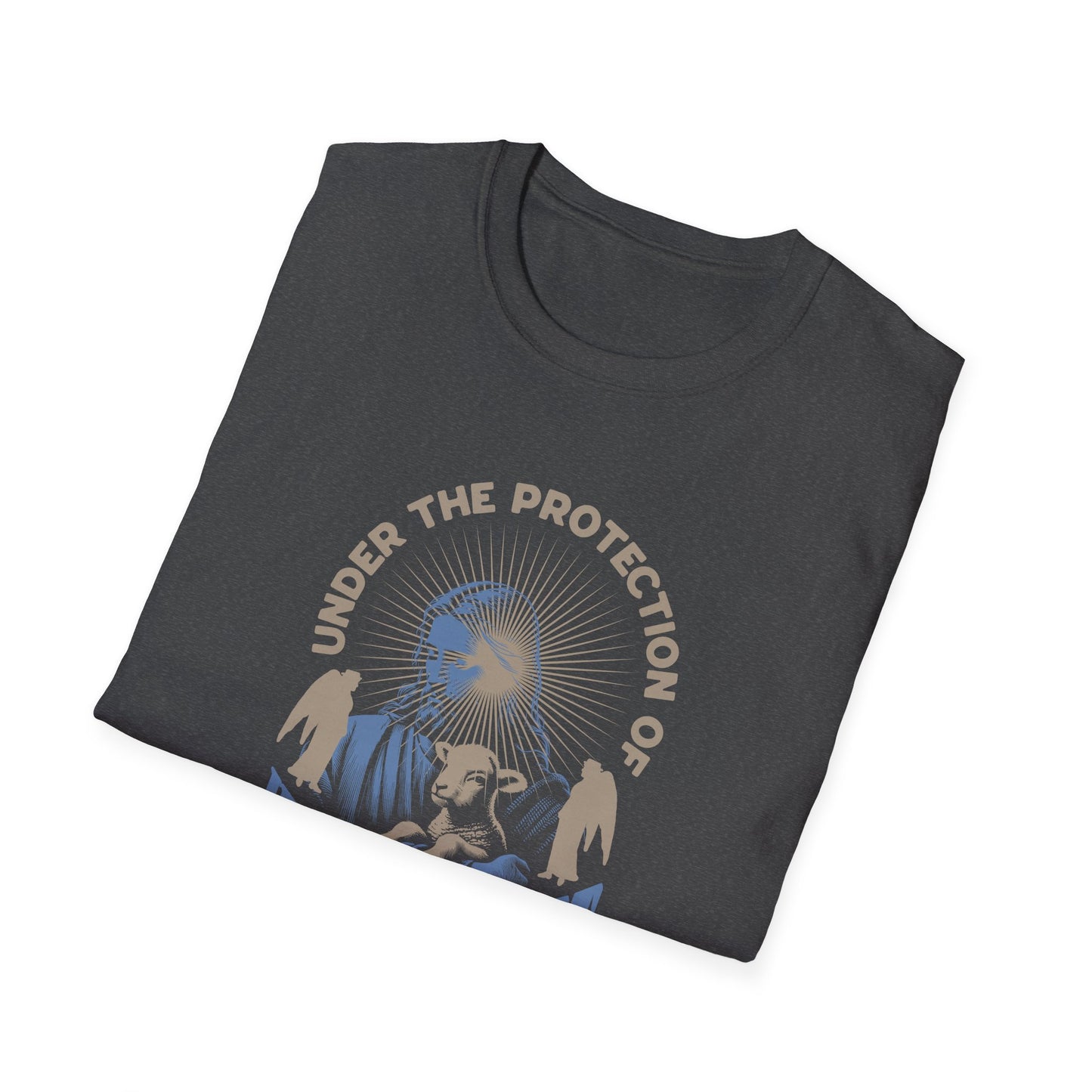 Jesus Christ Protection T-Shirt — “Under the Protection of Jesus Christ” Christian Tee