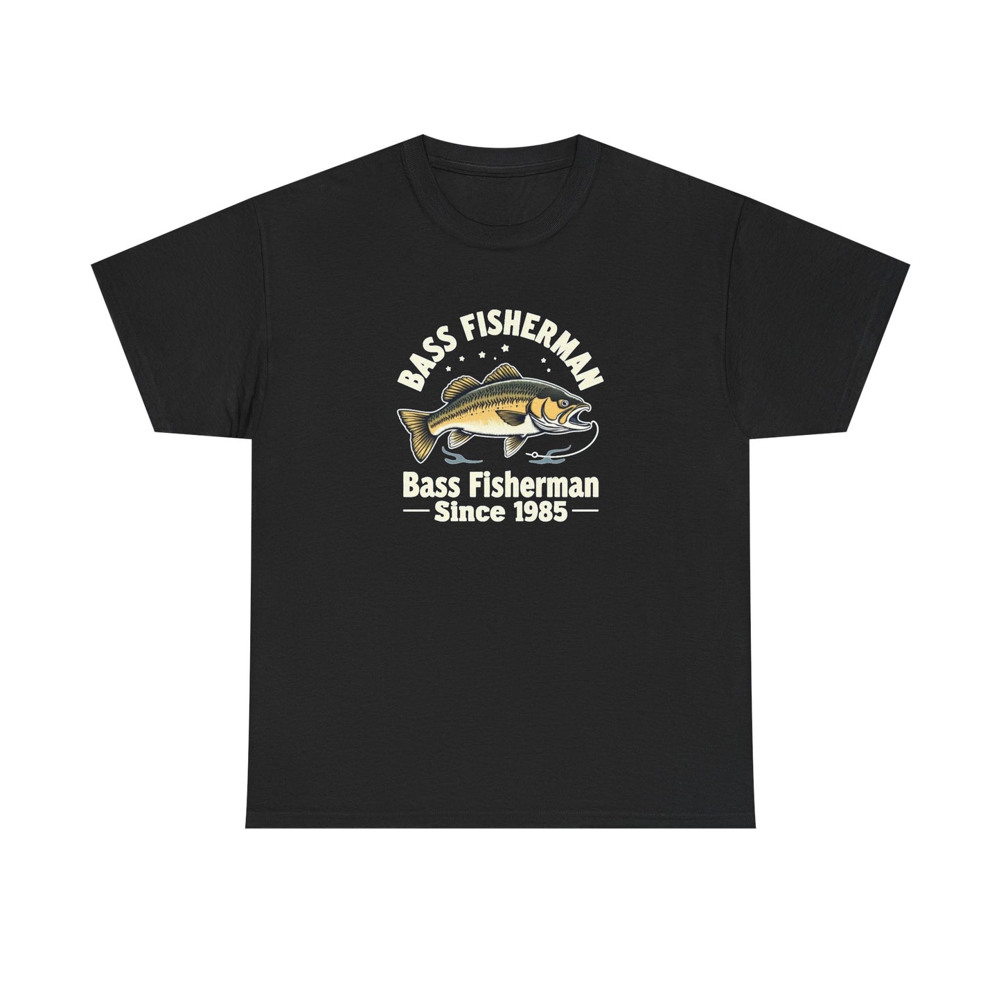 Bass Fisherman T-Shirt – "Bass Fisherman Since 1985" Vintage Fishing Tee