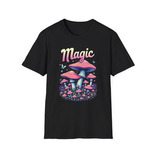 Magic Mushroom Unisex T-Shirt, Psychedelic Tee, Nature Lovers Gift, Trendy Graphic Shirt, Festival Wear, Eco-Friendly Apparel - Psychonaut Swag