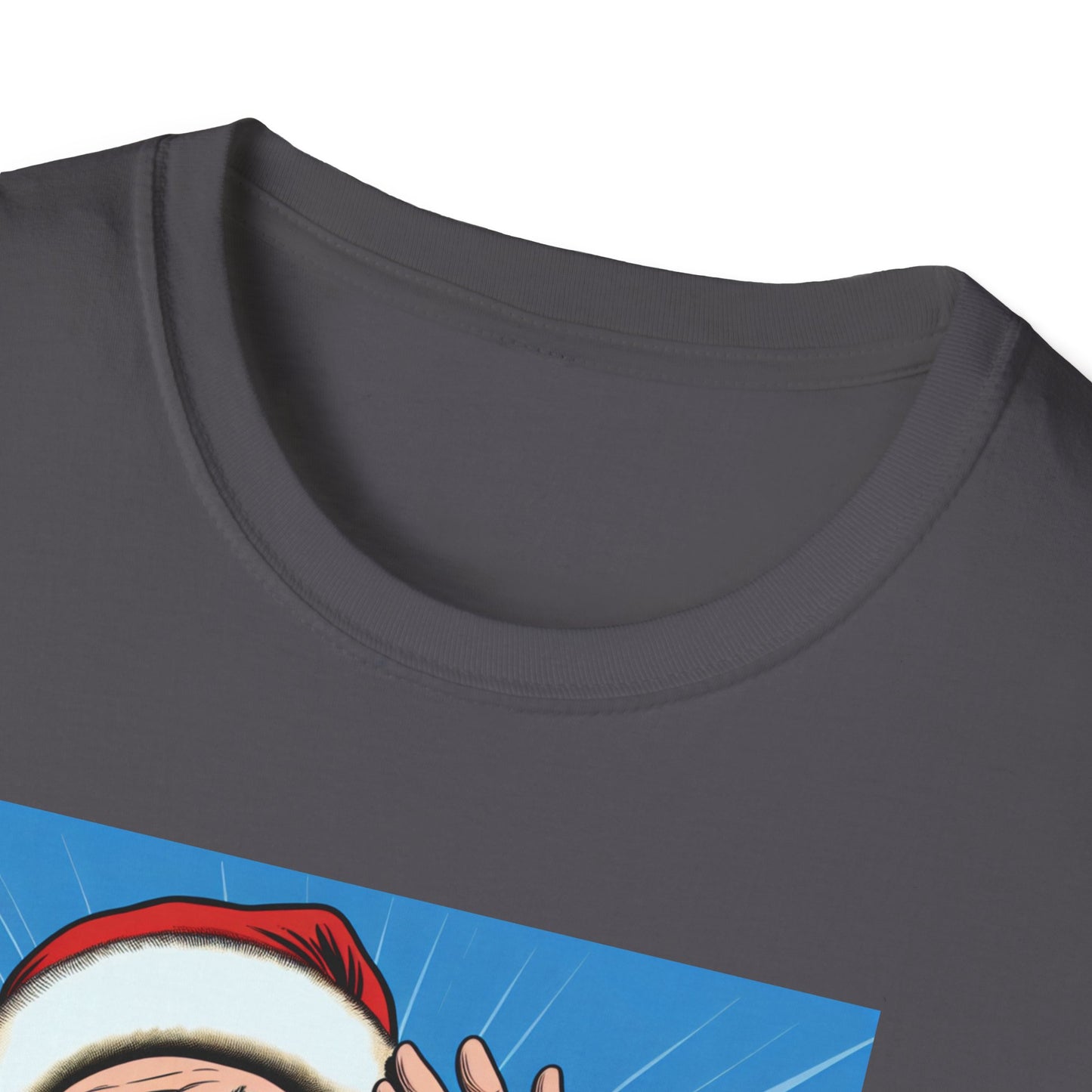 Santa Claus Listening for a Ho, Unisex T-Shirt