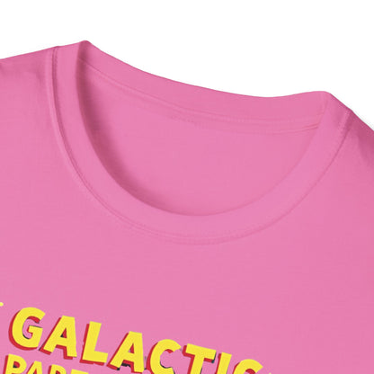 Galactic Party Animal T-Shirt - Unisex Softstyle Tee for Fun Gatherings - Psychonaut Swag
