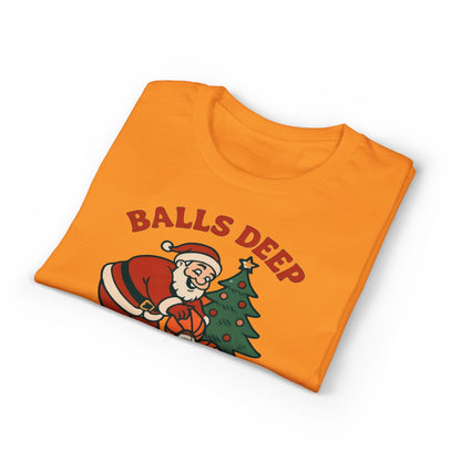 Santa Balls Deep, Unisex DryBlend® T-Shirt