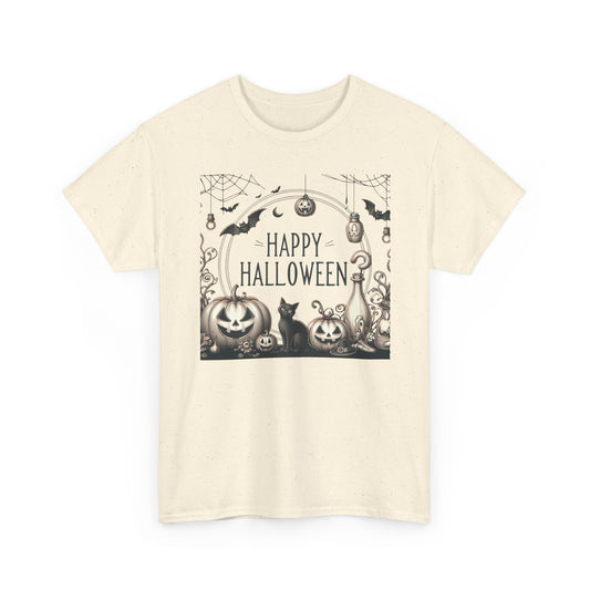 Halloween Vintage style party, Unisex Heavy Cotton Tee, Spooky Tee, Halloween Shirt, Ghostly Apparel, Pumpkin T-Shirt, Festive Clothing