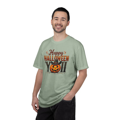 Halloween T-Shirt — "Happy Halloween You" Pumpkin Witch Graphic
