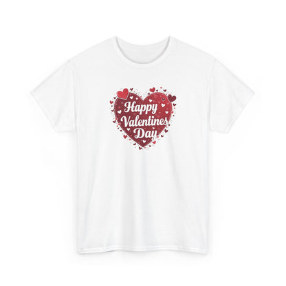 Valentine's Day Heart T-Shirt — "Happy Valentine's Day" Graphic Tee