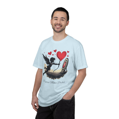 Cupid, Practice Makes Perfect, T-Shirt — Romantic Valentine Love Tee