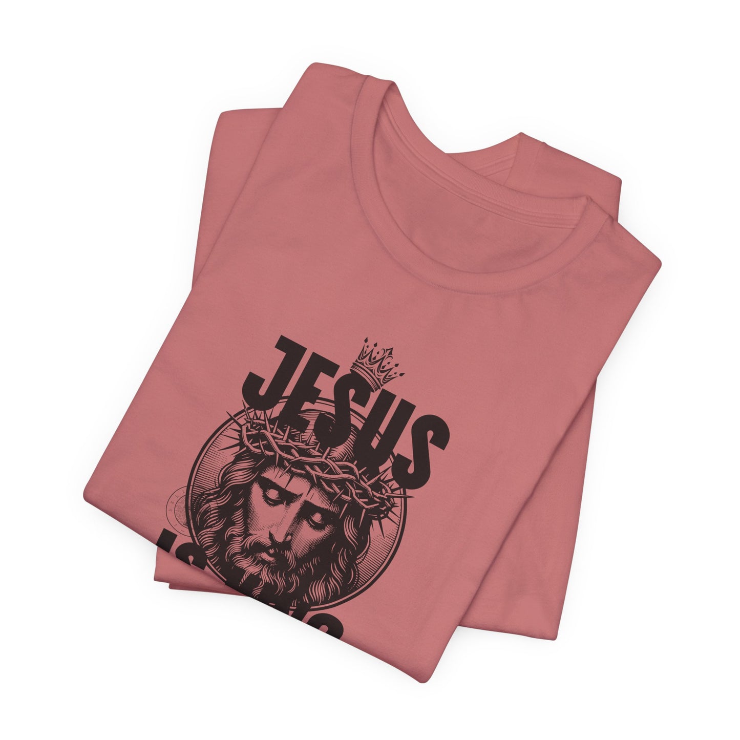 Jesus Is King T-Shirt — Crown of Thorns Christian Tee