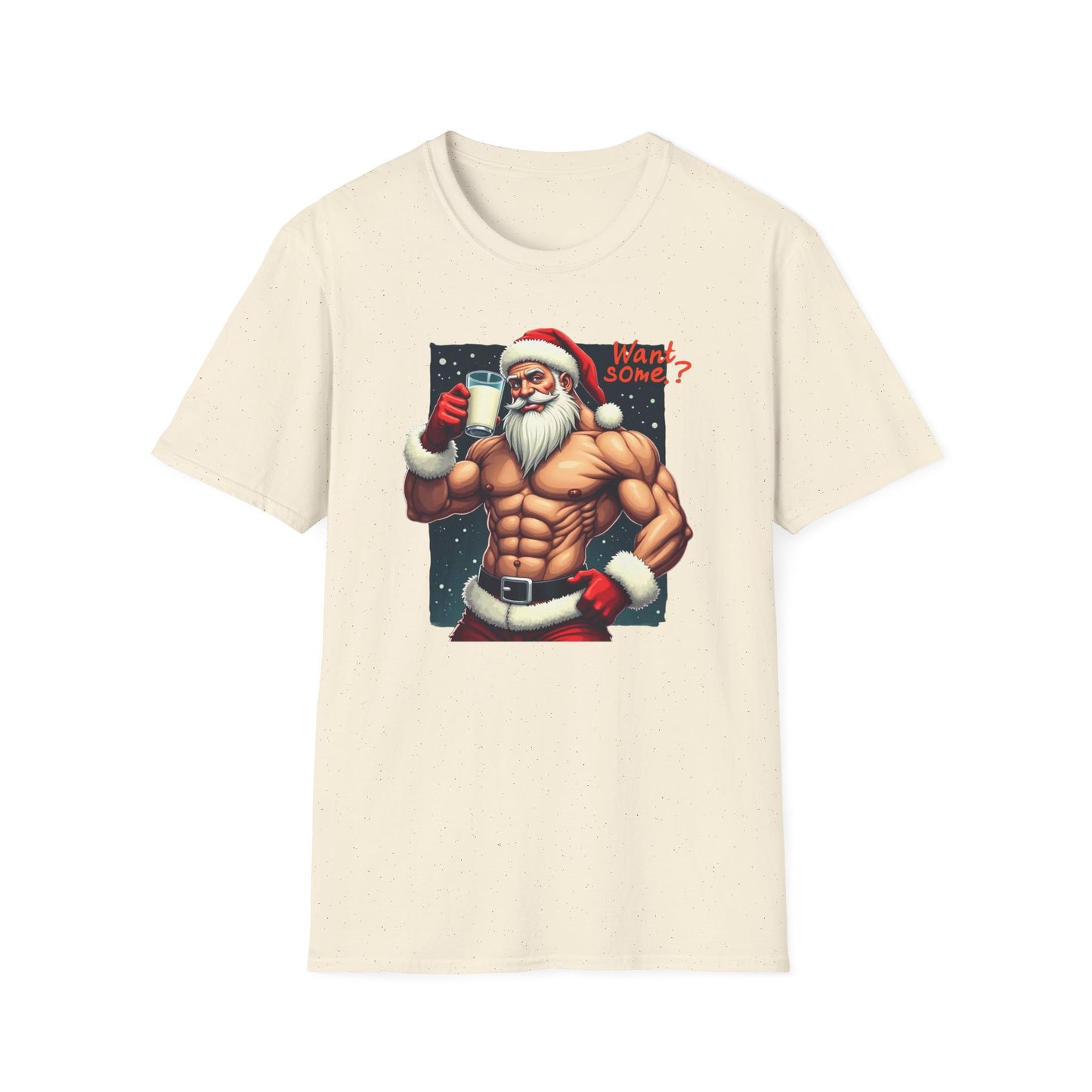 Santa Post-Workout Milk T-Shirt