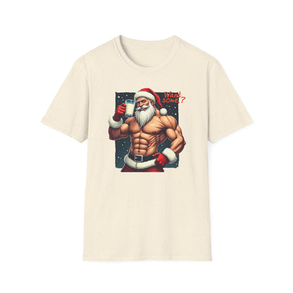 Santa Post-Workout Milk T-Shirt