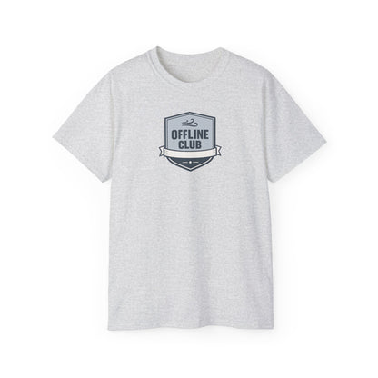 Offline Club Cotton Tee — Vintage Badge Graphic T-shirt