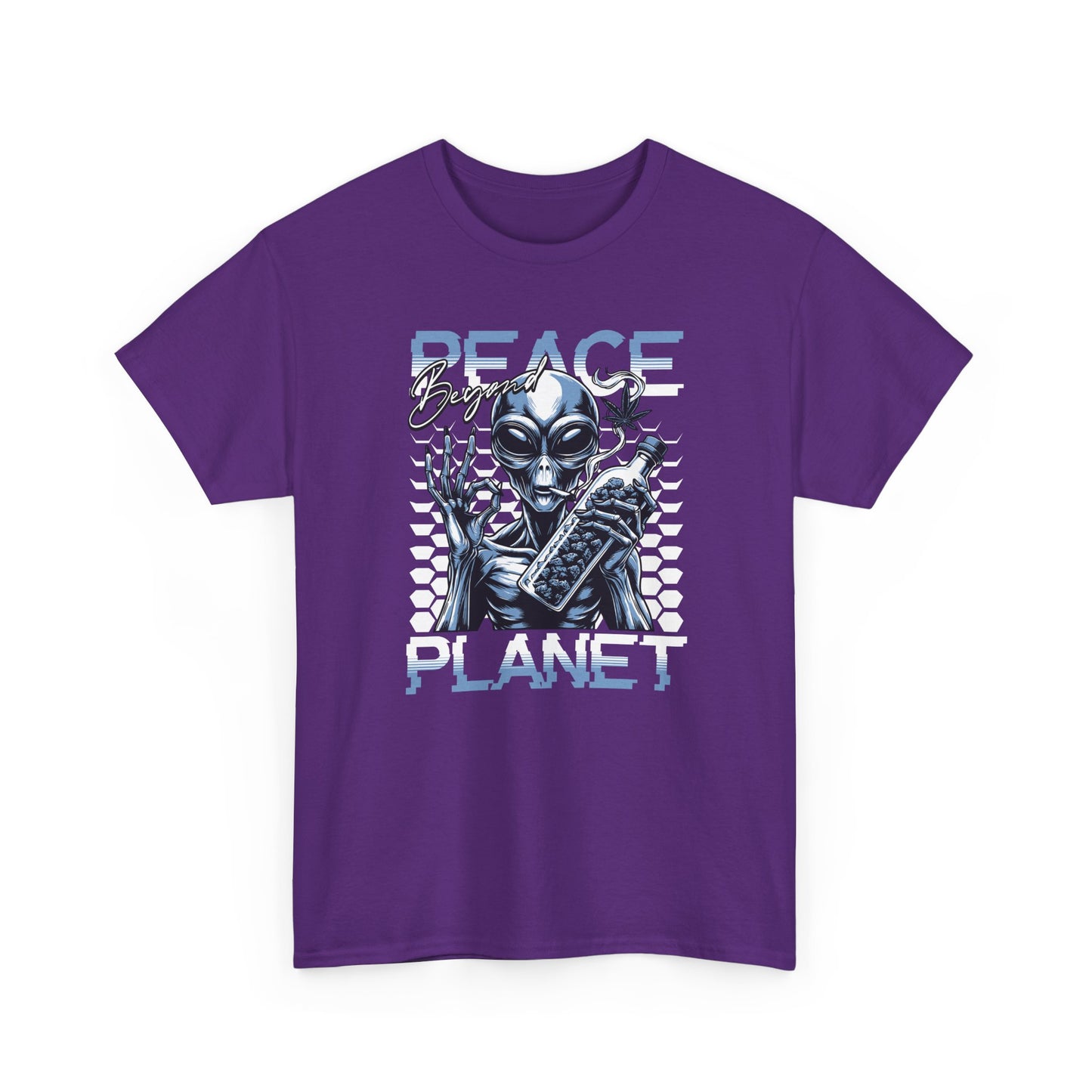Peace Planet Alien T‑Shirt — Retro Sci‑Fi Graphic Tee