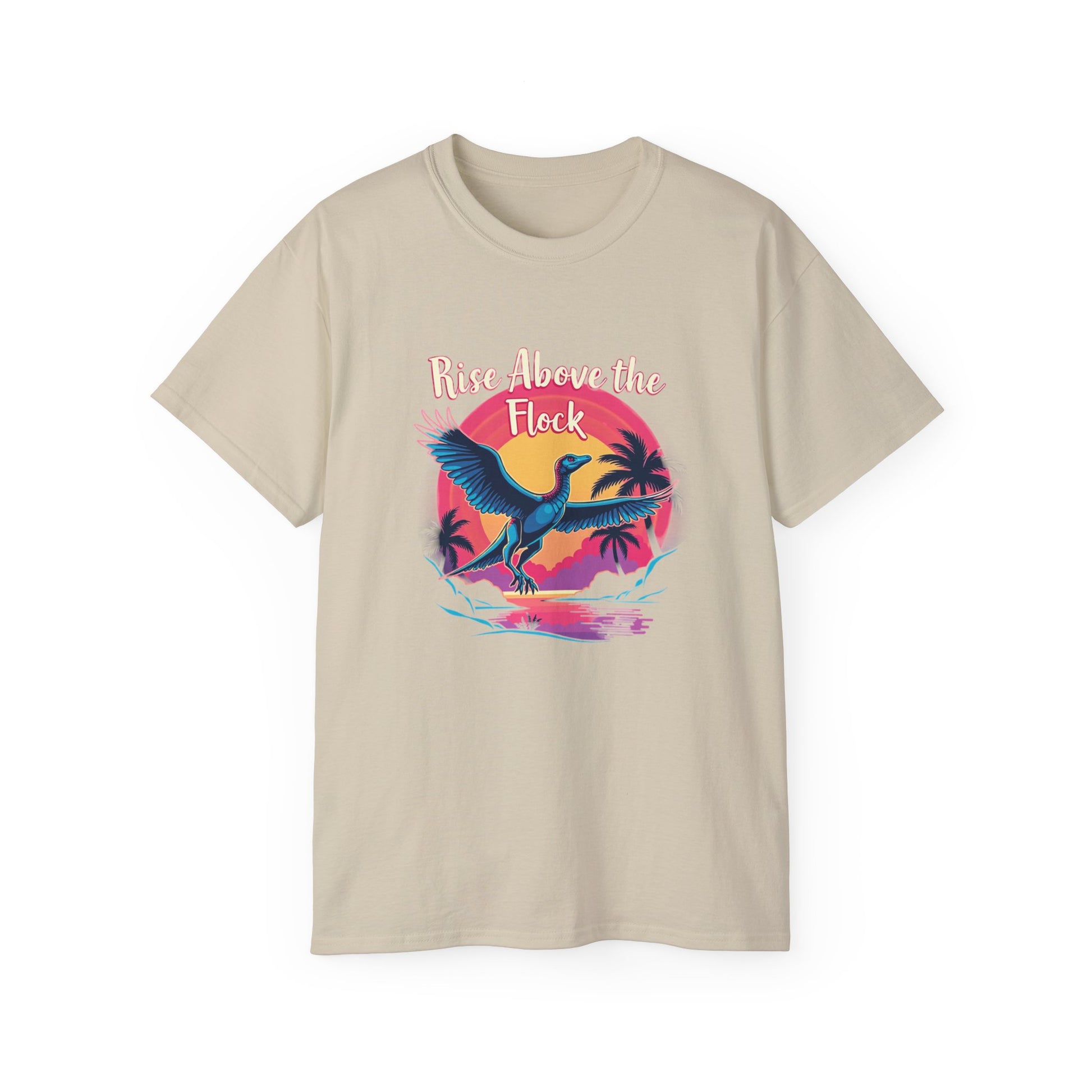 Rise Above the Flock Unisex Ultra Cotton Tee - Tropical Vibe Shirt - Psychonaut Swag