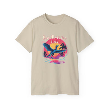 Rise Above the Flock Unisex Ultra Cotton Tee - Tropical Vibe Shirt - Psychonaut Swag