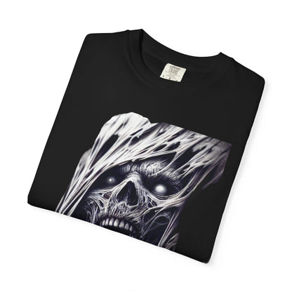 Gothic Zombie Graphic Tee, Unisex Casual Shirt, Unique Festival Wear, Gothic Aesthetic, Halloween Costume Top