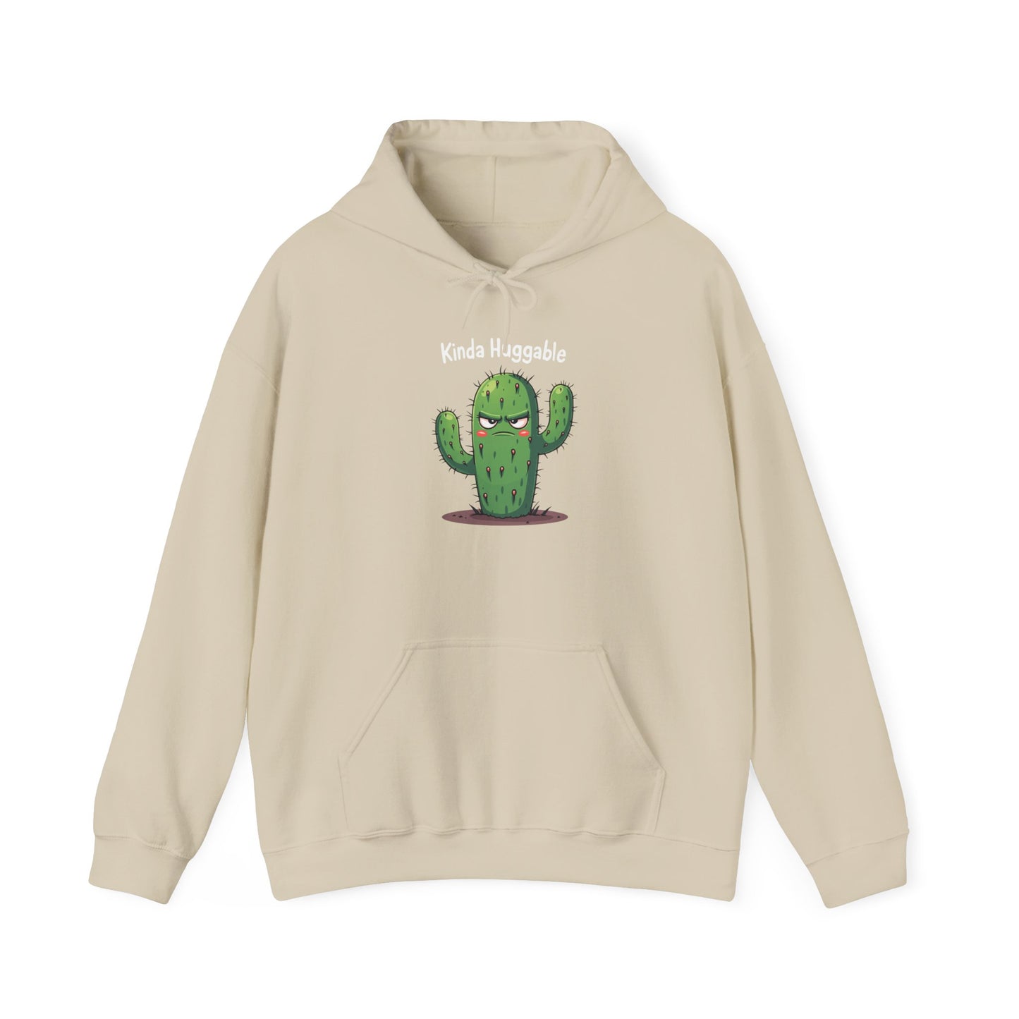 Kinda Huggable, Unisex Heavy Blend Sweatshirt, Comfy Gift, Funny Plant Lover Apparel, Perfect for Casual Outings, Spring Celebration - Psychonaut Swag