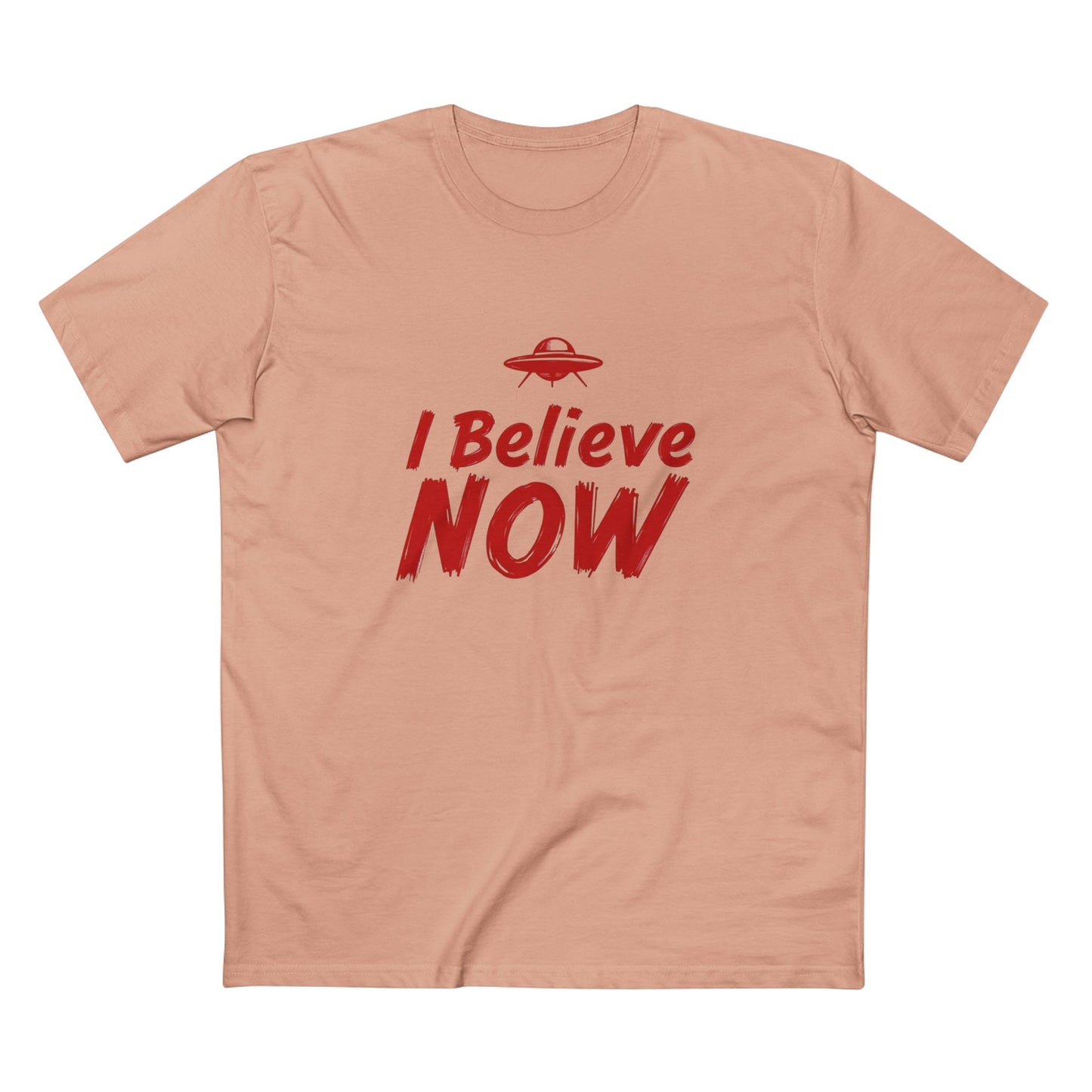 I Believe NOW UFO T-Shirt – Retro Alien Abduction Tee