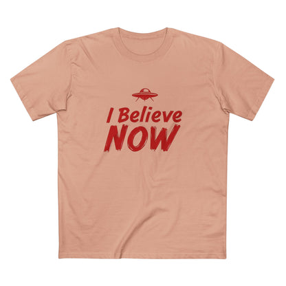 I Believe NOW UFO T-Shirt – Retro Alien Abduction Tee