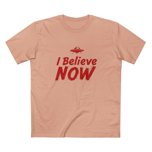 I Believe NOW UFO T-Shirt – Retro Alien Abduction Tee
