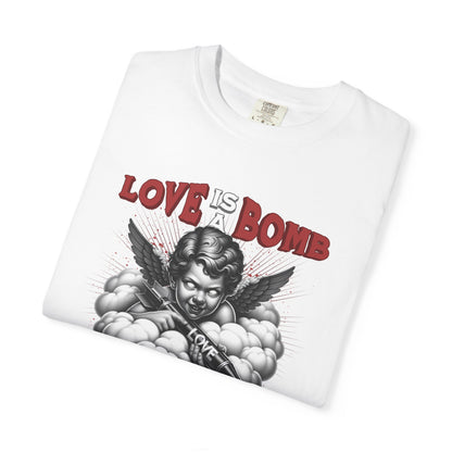 Love Is a Bomb T-Shirt — Vintage Cherub Graphic Tee