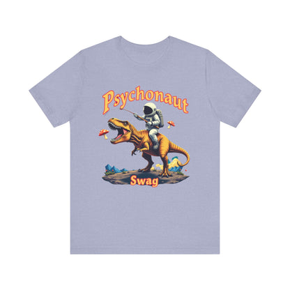 Psychonaut T-Rex Tee - Cool Retro Unisex Jersey Short Sleeve Shirt, Perfect for Gifts, Festivals, and Everyday Wear - Psychonaut Swag